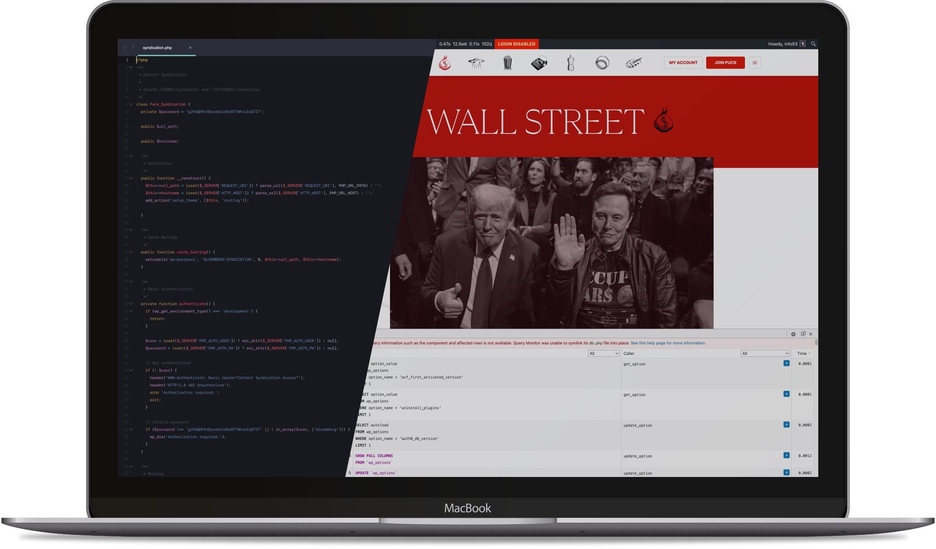 Puck.news is built with a custom WordPress theme and supporting plugins to provide a simple yet highly effective WordPress platform for their premium digital publication.