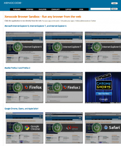 xenocode-cross-browser Browser Testing with Xenocode