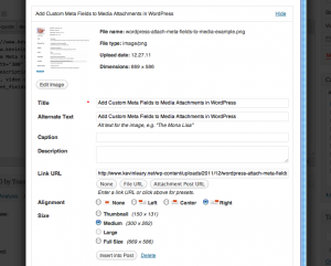 Add Custom Meta Fields to Media Attachments in WordPress