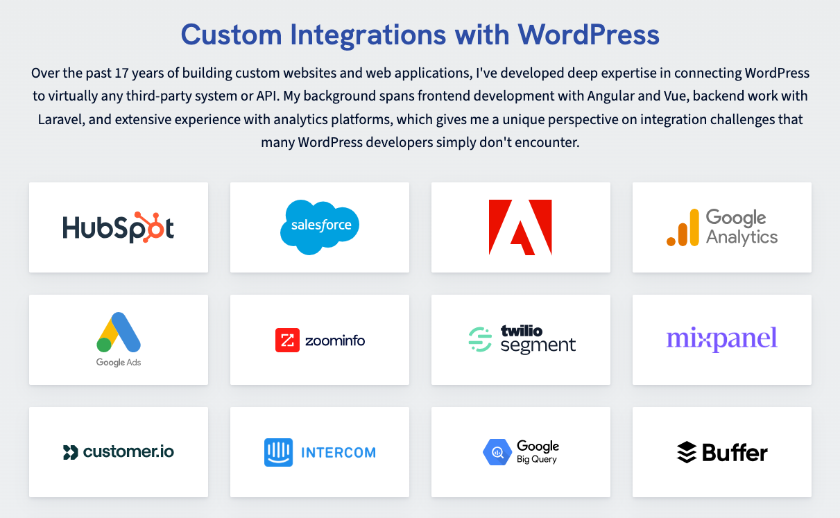 Kevinleary.net: Custom WordPress Integrations