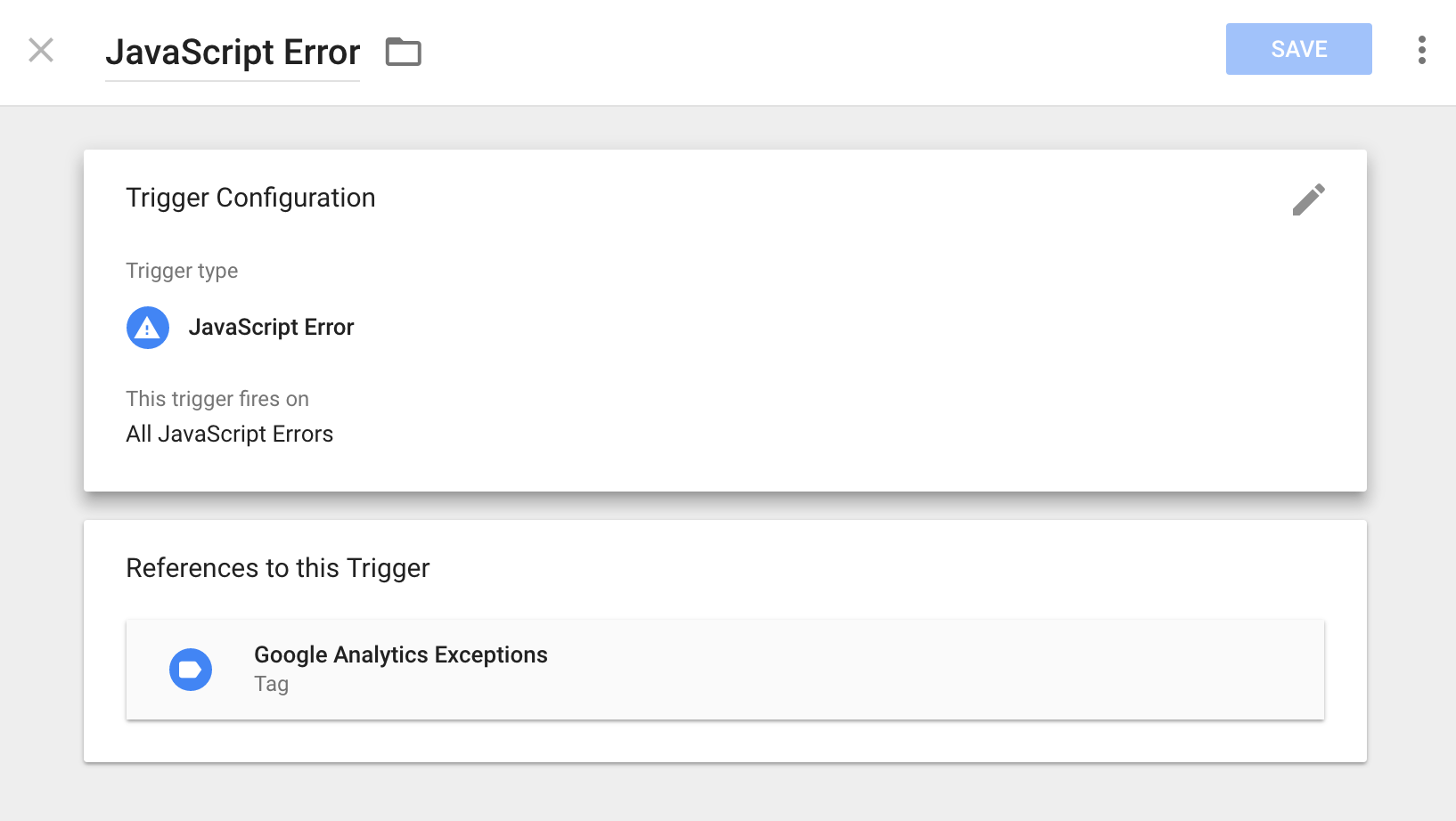 Google Tag Manager JavaScript Error Tracking: Step 1