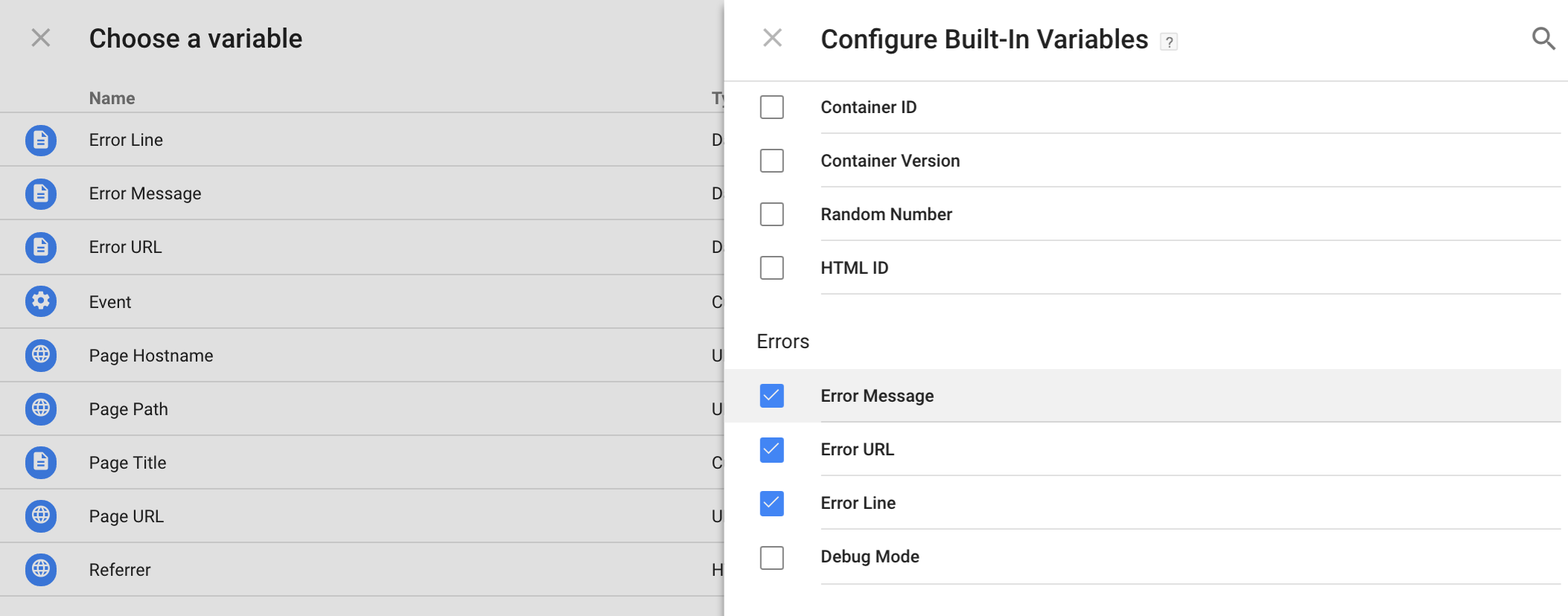 Google Tag Manager JavaScript Error Tracking: Step 3