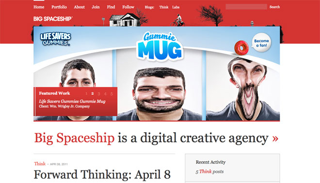 Big Spaceship Digital Creative Agency powered by WordPress