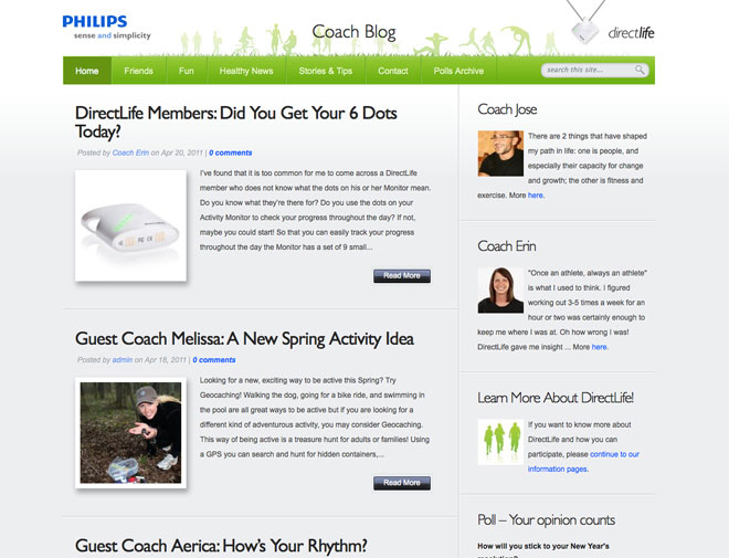 The Philips Corporate Coach Blog chooses WordPress
